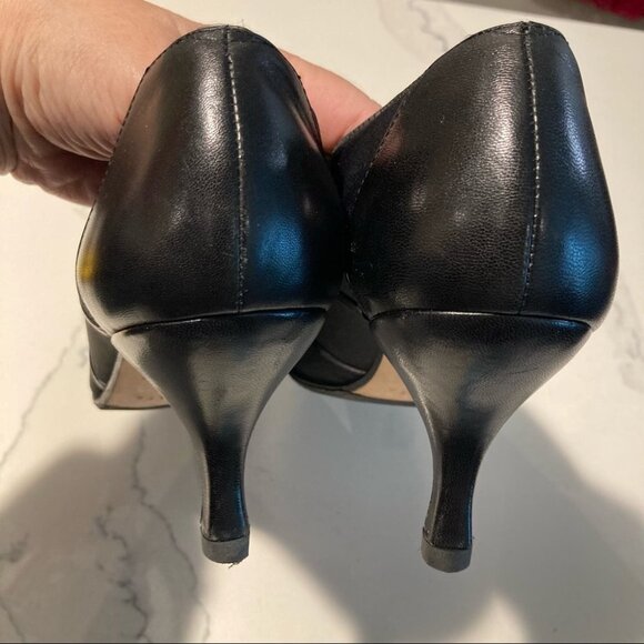 PREVATA Sz 9B Fabric and Leather 2” Heel Y2K  Style Made in Italy Shoes - Picture 10 of 10